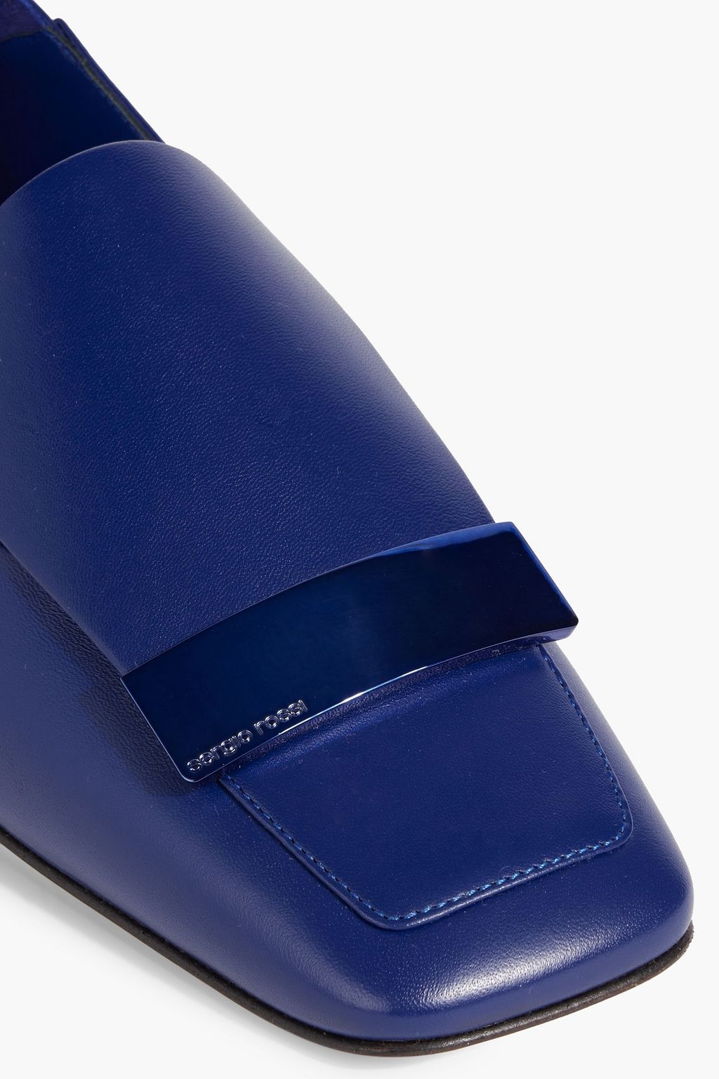 SERGIO ROSSI sr1 leather collapsible-heel loafers