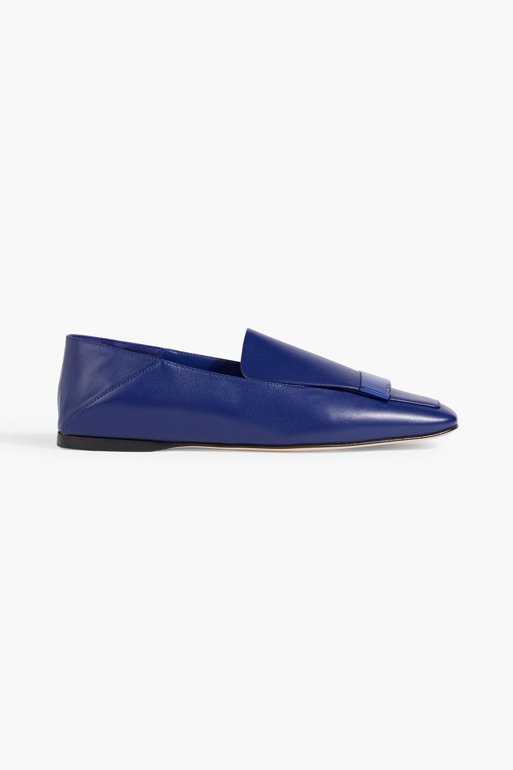 SERGIO ROSSI sr1 leather collapsible heel loafers THE OUTNET