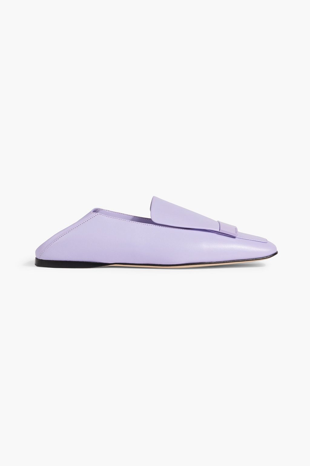 SERGIO ROSSI sr1 leather collapsible-heel loafers