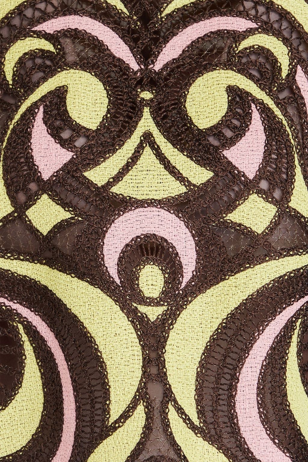 PUCCI بلوزة قصيرة بحبكة كروشيه