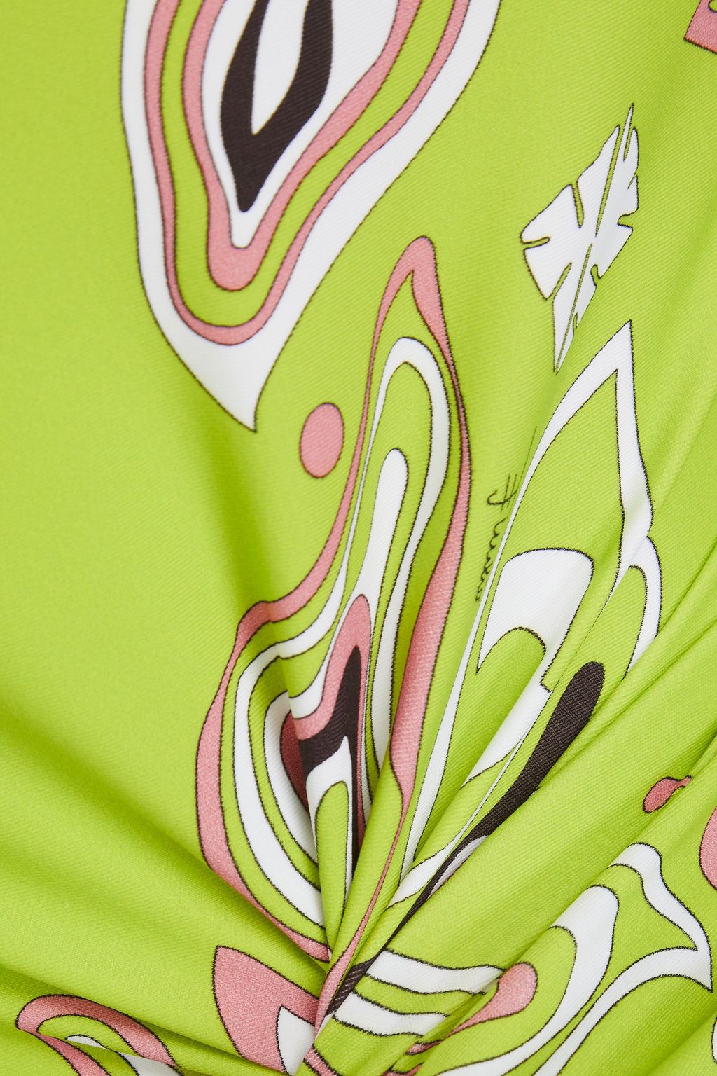PUCCI فستان قصير مصنوع من الجيرسي ومزين بطبعات