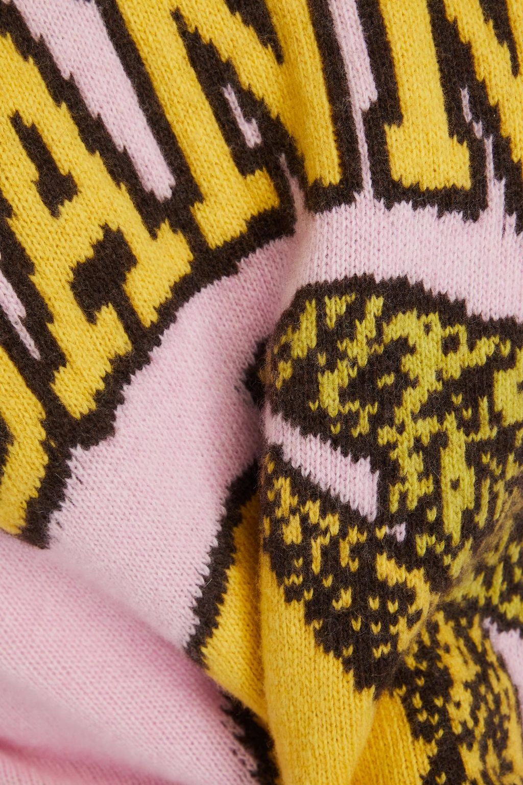 GANNI Intarsia-knit sweater