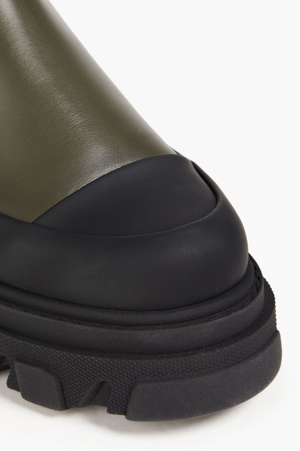GANNI Leather Chelsea boots
