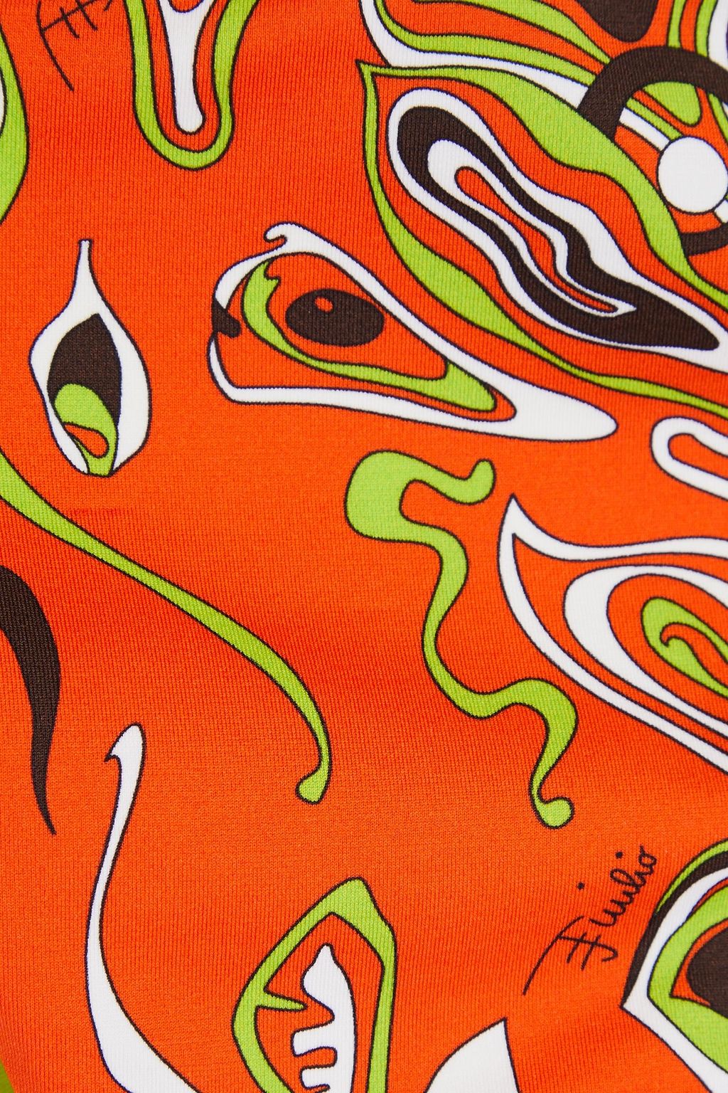 PUCCI قطعة بيكيني سفلية بخصر منخفض الارتفاع ومزينة بطبعات