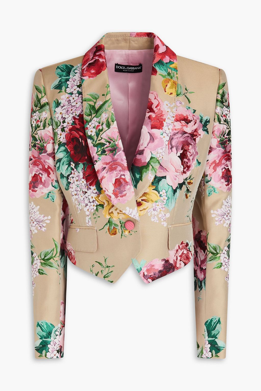 Dolce and gabbana on sale floral jacquard blazer