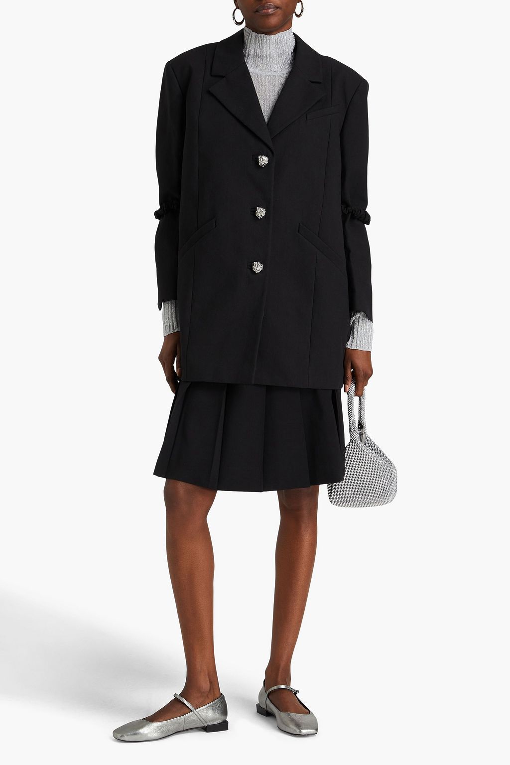 GANNI Cotton blazer