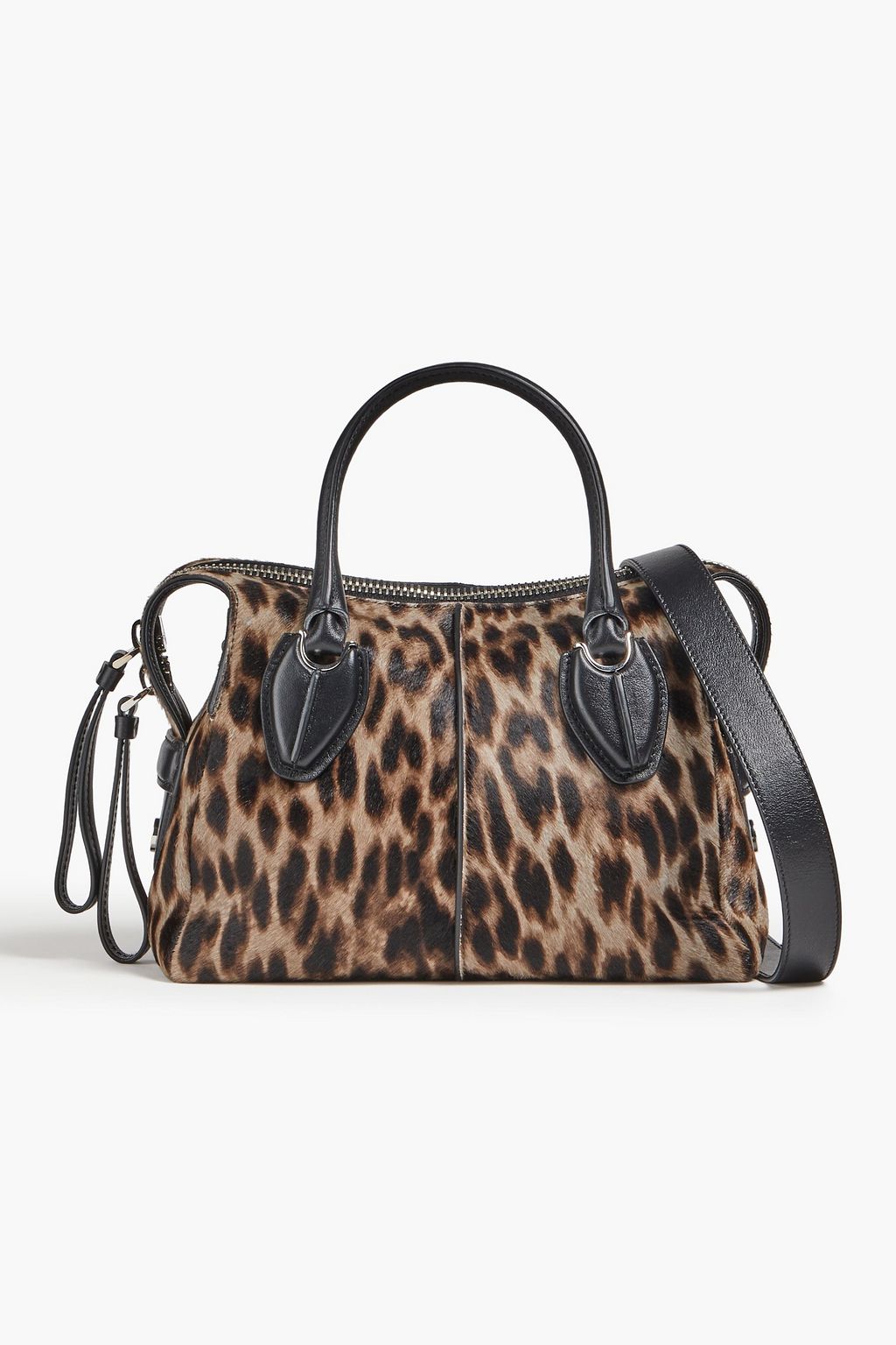 Leopard calf on sale hair tote
