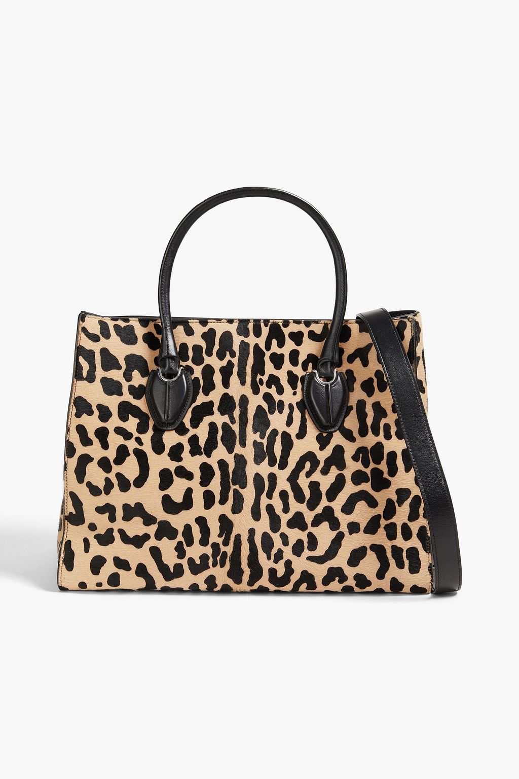 Leopard calf on sale hair tote