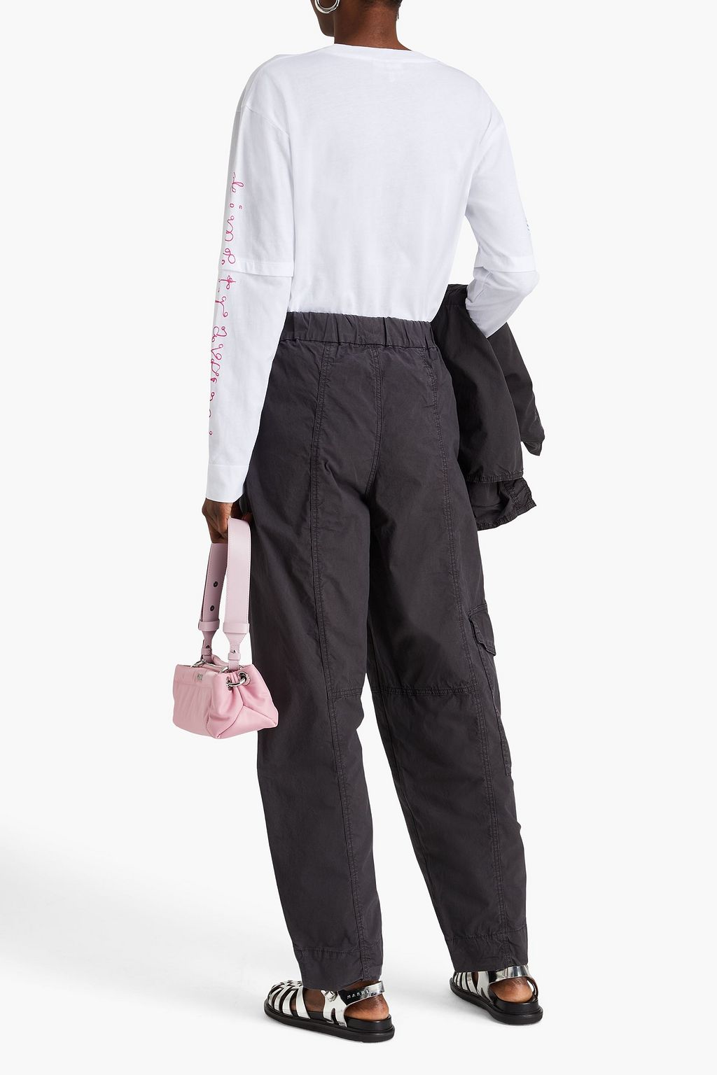 GANNI Cottonblend cargo pants THE