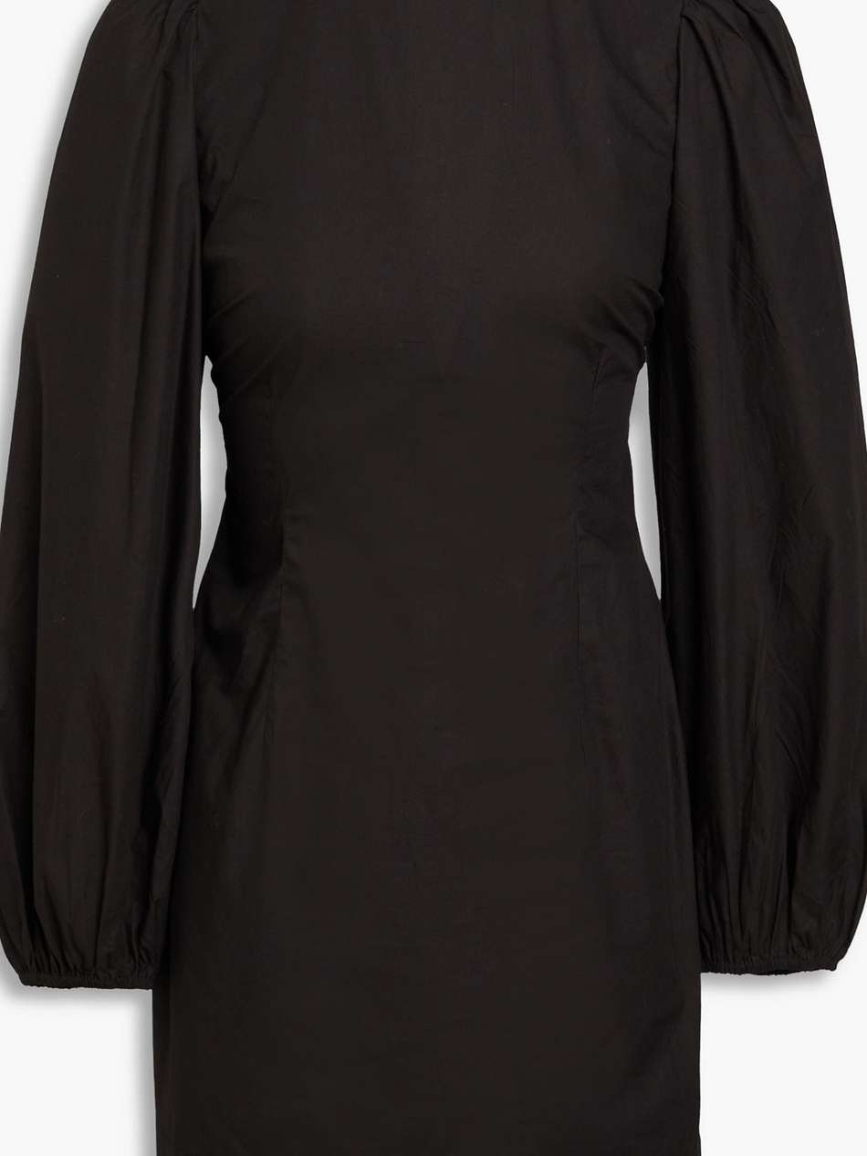 cotton-poplin mini dress
