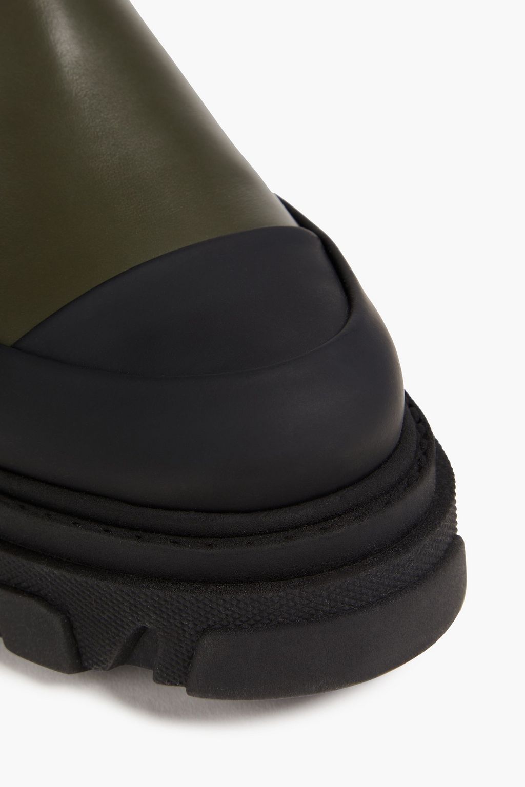 GANNI Leather Chelsea boots