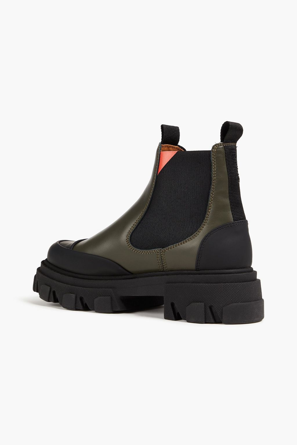 GANNI Leather Chelsea boots