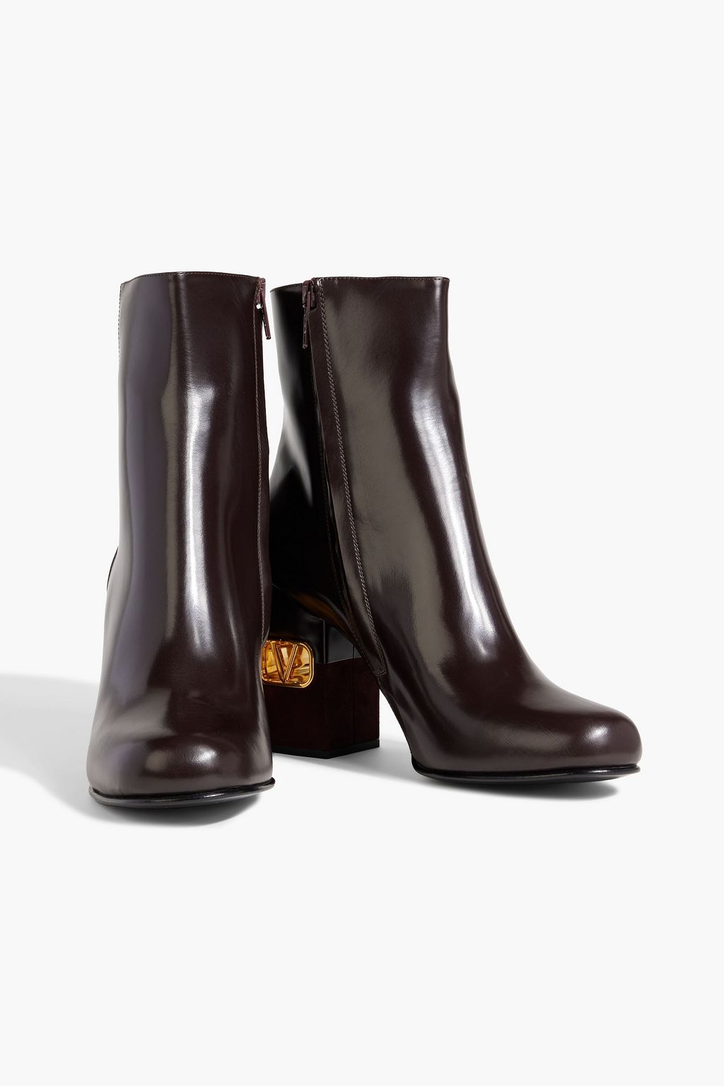 VALENTINO GARAVANI VLOGO leather ankle boots