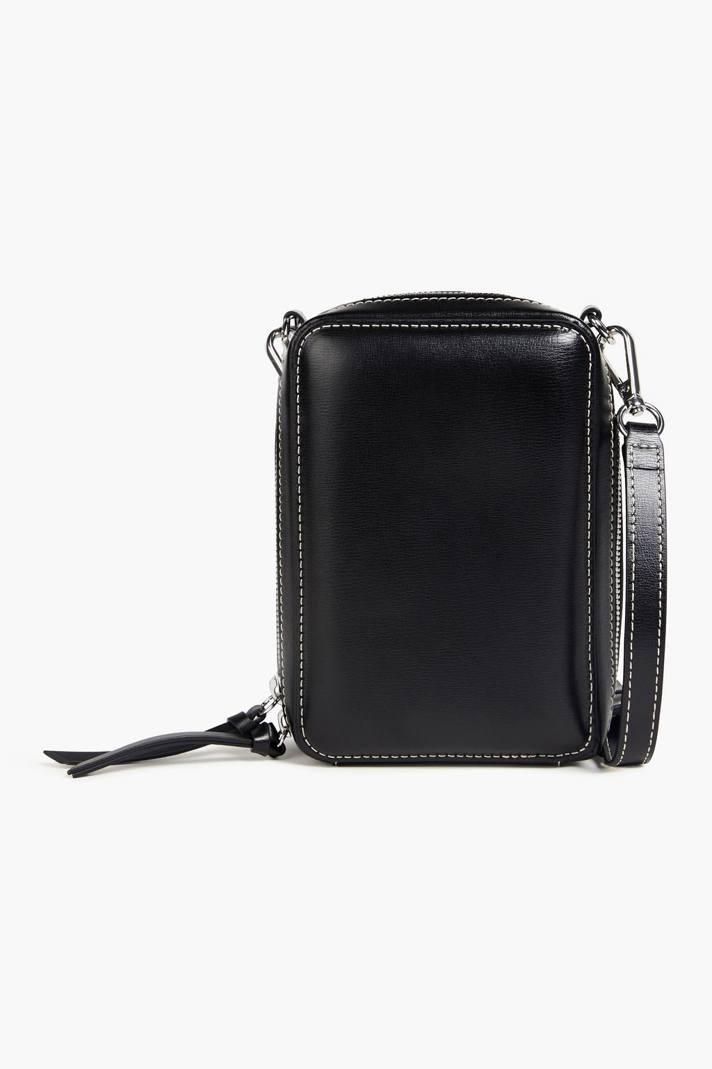 GANNI Embossed leather shoulder bag