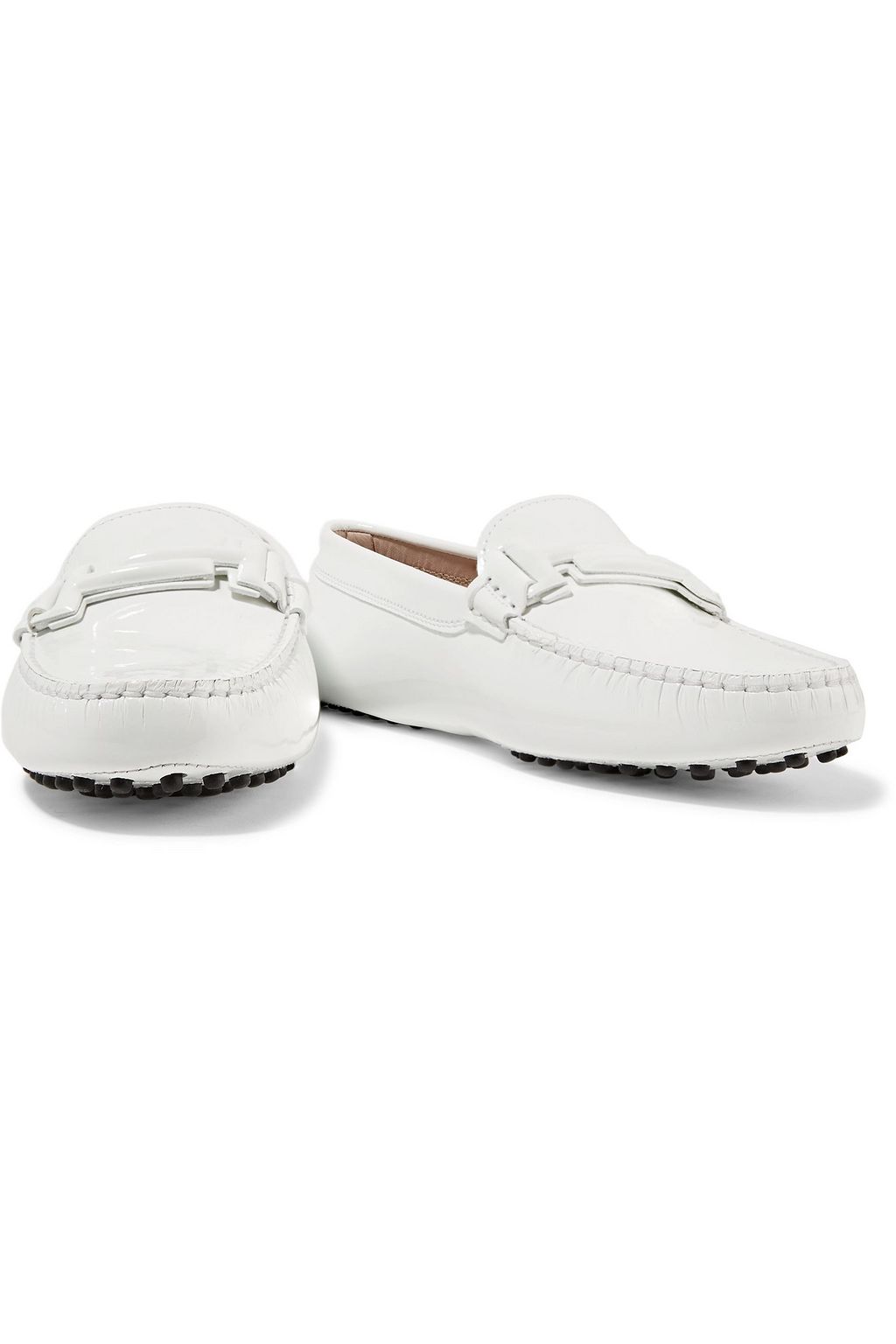 TOD'S Double T patent-leather loafers