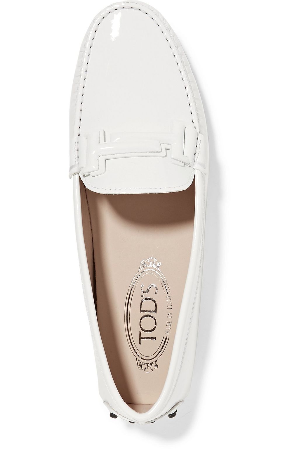 TOD'S Double T patent-leather loafers
