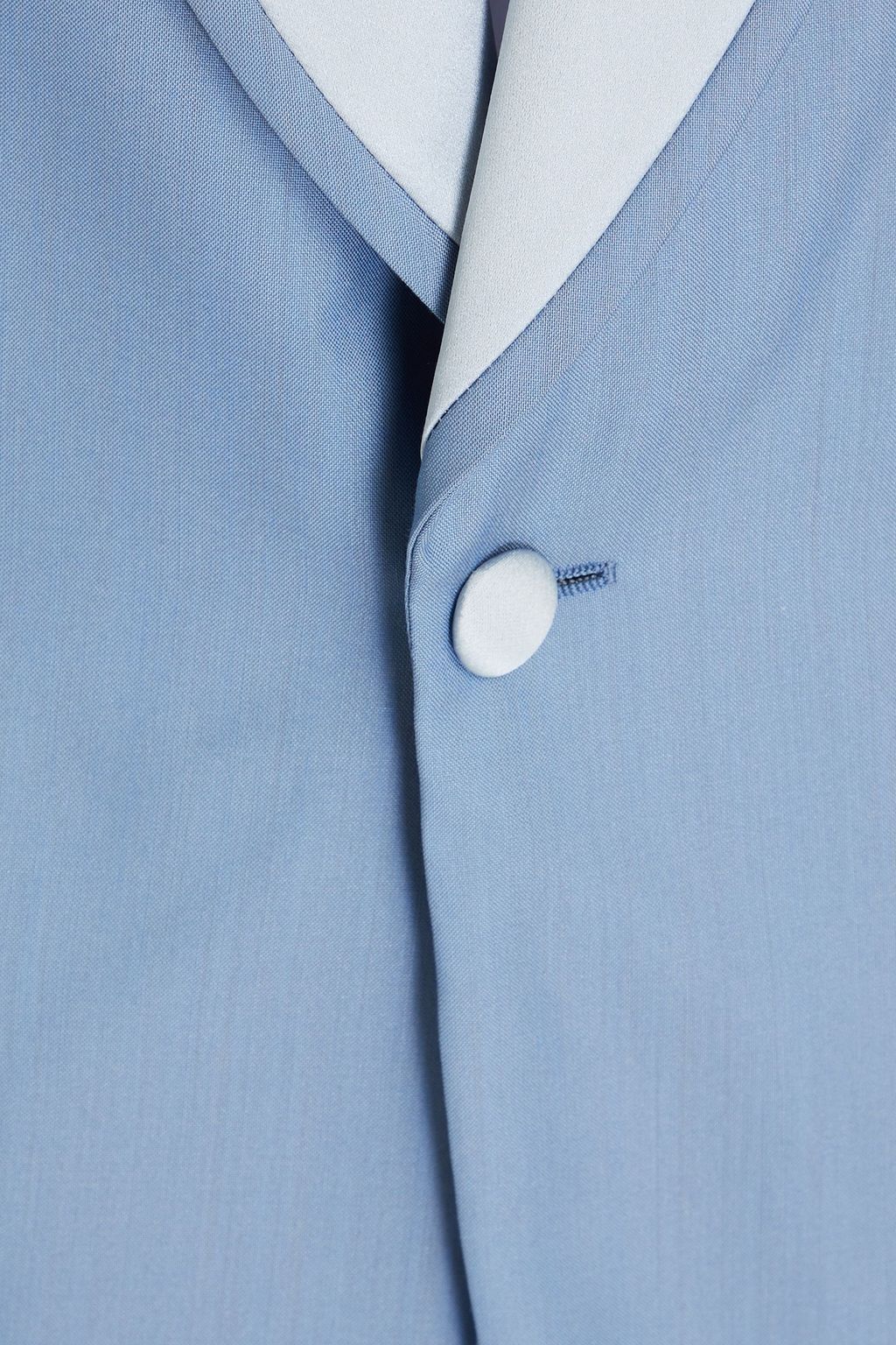 DOLCE&GABBANA Satin-trimmed wool-blend suit