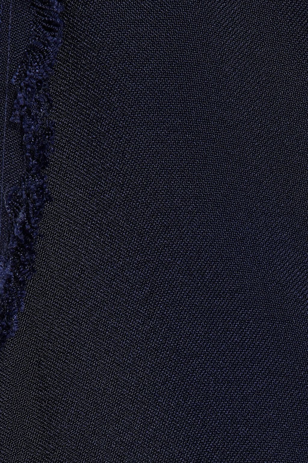 MARNI Frayed crepe midi dress