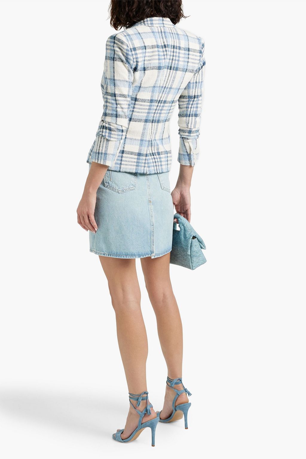 DEREK LAM 10 CROSBY Juliet denim mini skirt