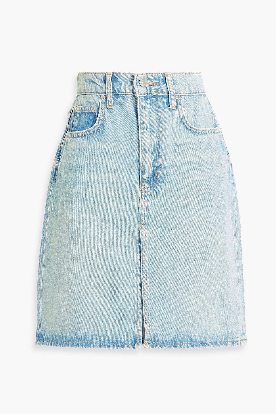 Derek Lam 10 Crosby Juliet Denim Mini Skirt In Blue