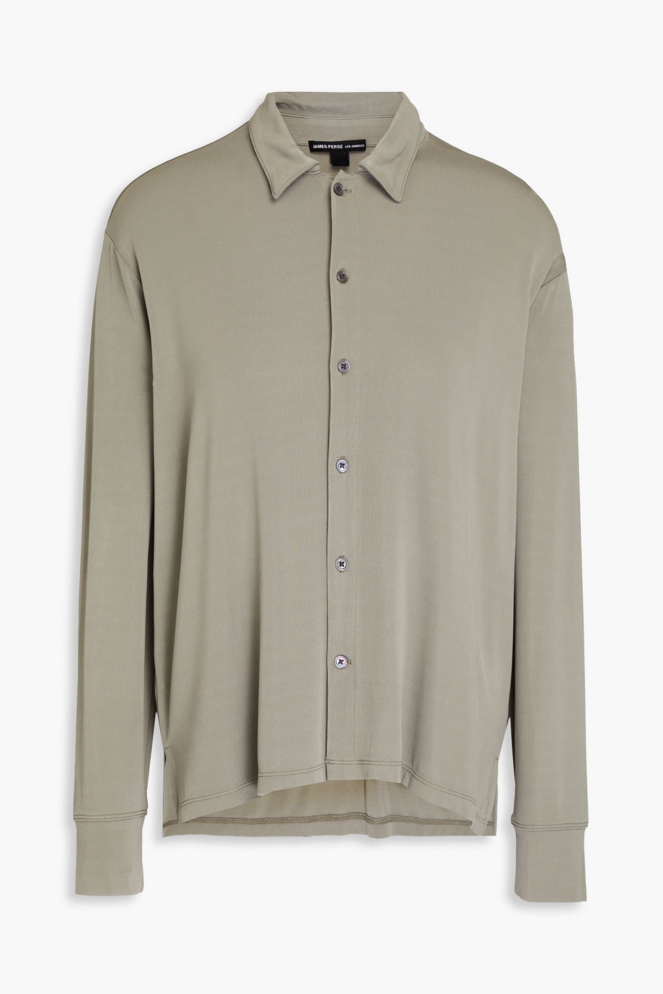 James Perse Jersey Shirt In Grey