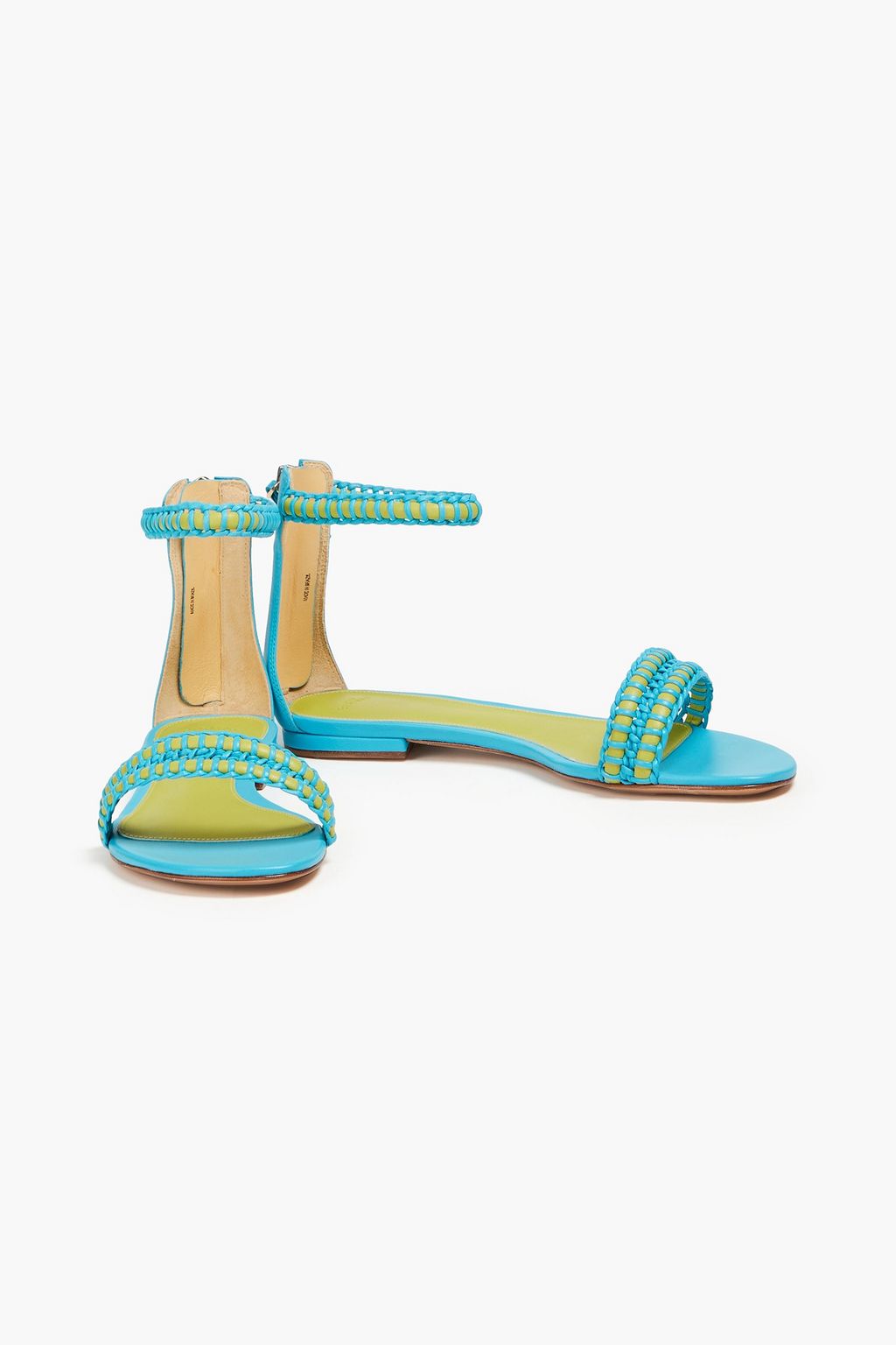 ALEXANDRE BIRMAN Emmy two-tone leather sandals