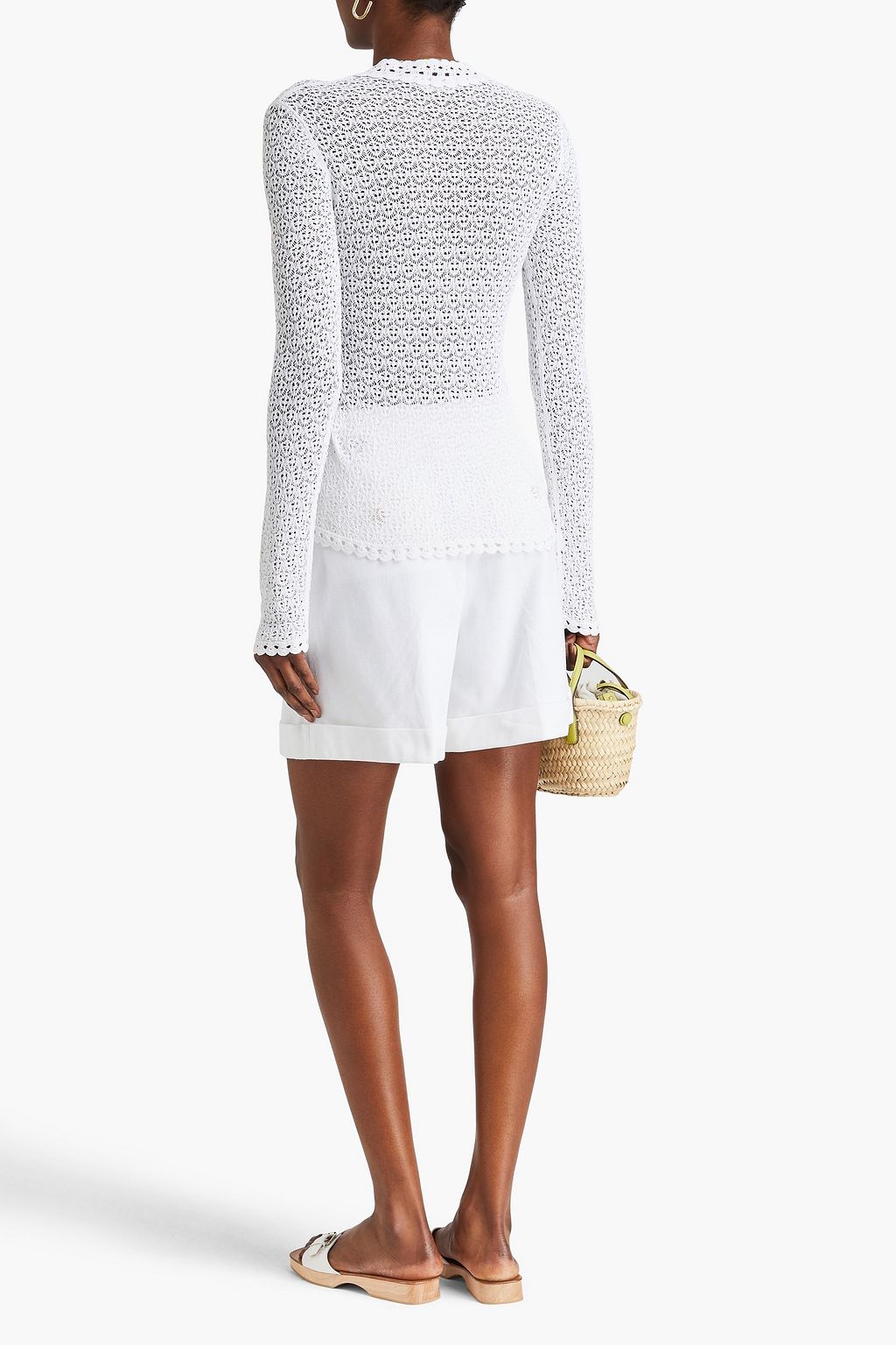 DOLCE&GABBANA كارديغان مصنوع من نسيج بحبكة كروشيه