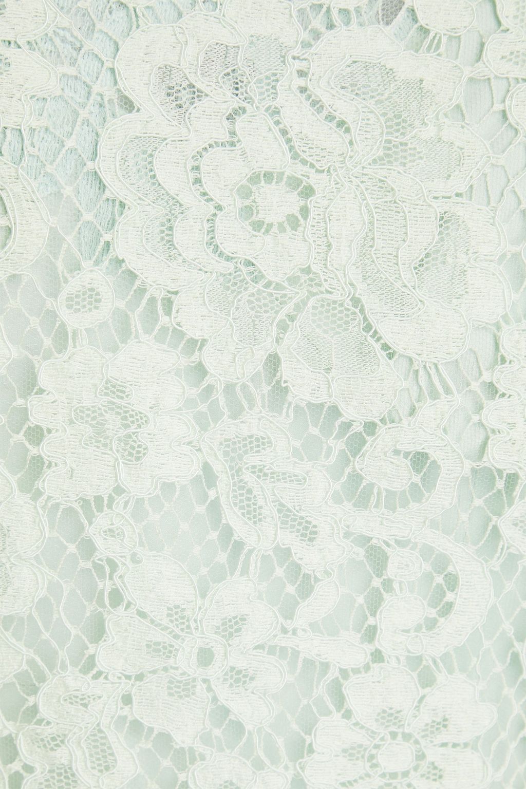 DOLCE&GABBANA Ausgestelltes Midikleid aus schnurgebundener Spitze