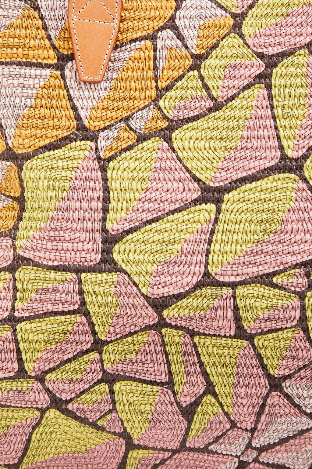 PUCCI Printed faux raffia tote