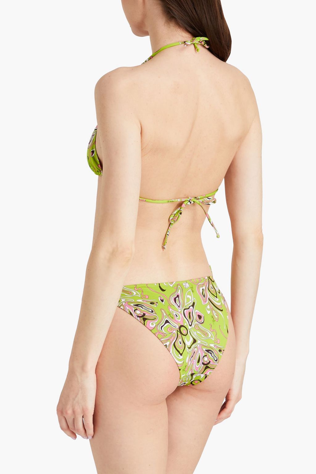 PUCCI トライアングルビキニ プリント入り