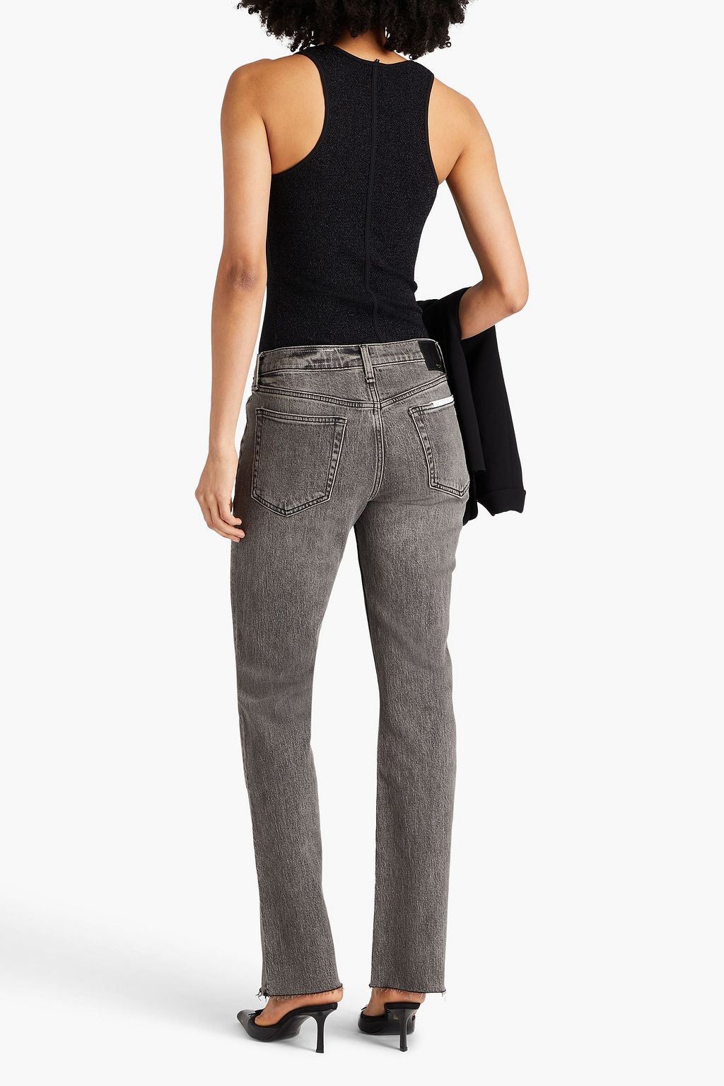 RAG & BONE جينز “بيتون” بقصّة بوت كت وخصر متوسط الارتفاع