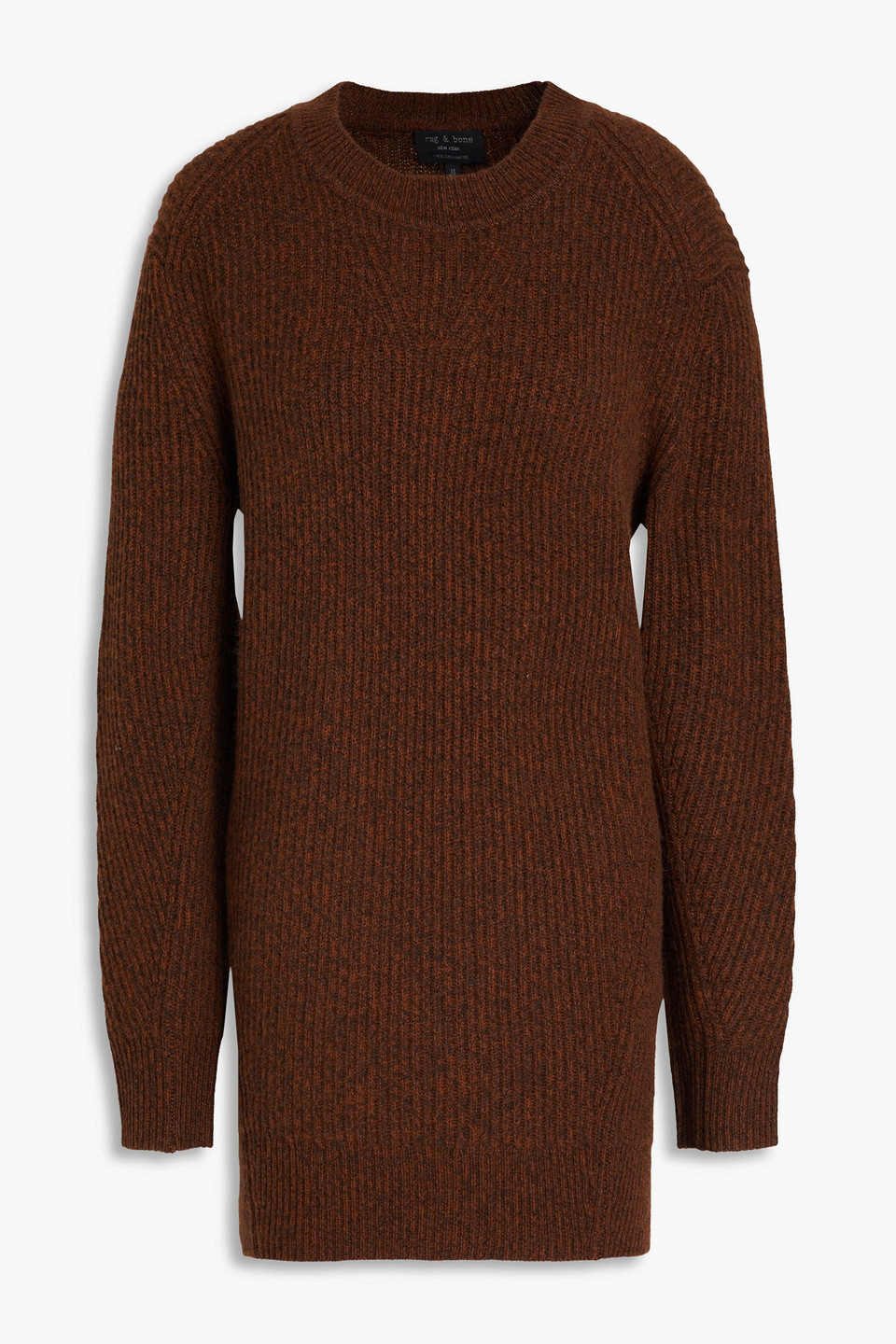 RAG & BONE PIERCE RIBBED CASHMERE MINI DRESS