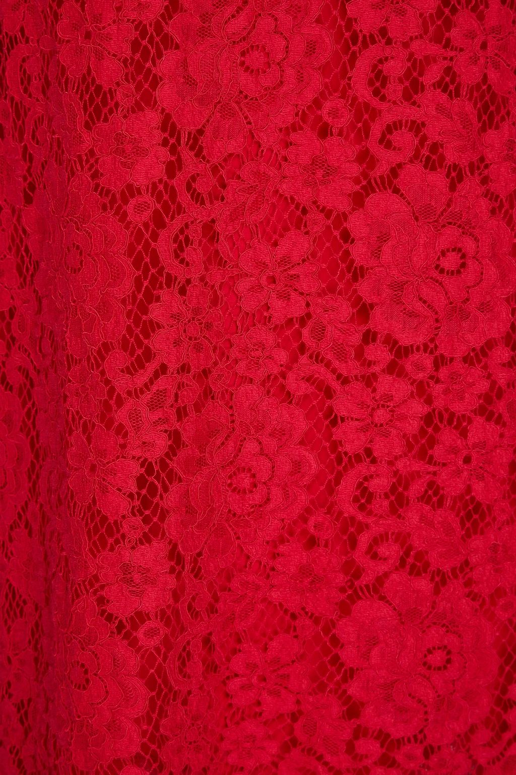 DOLCE&GABBANA Minikleid aus schnurgebundener Spitze aus einer Baumwollmischung