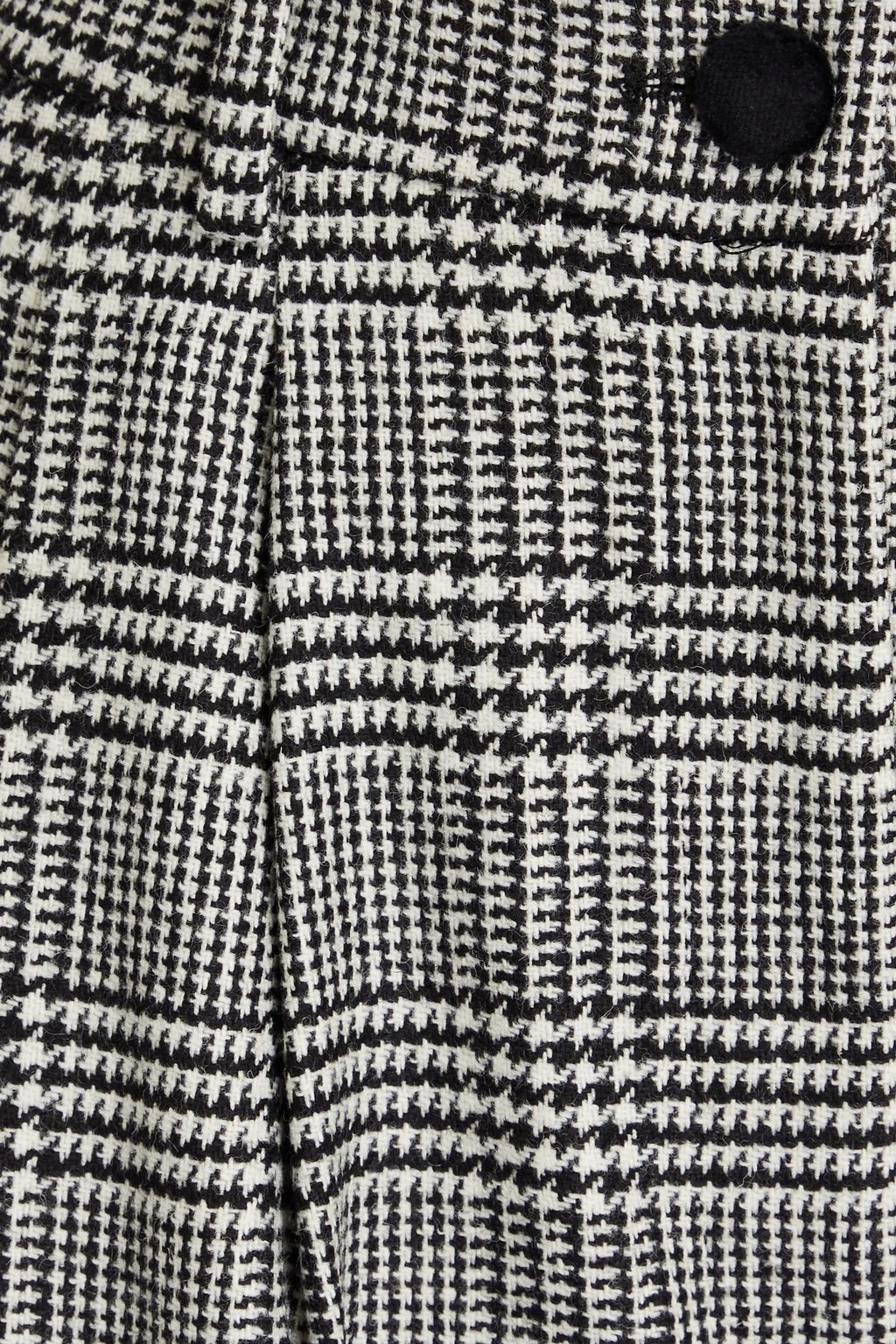 DOLCE&GABBANA Prince of Wales checked flannel wide-leg pants