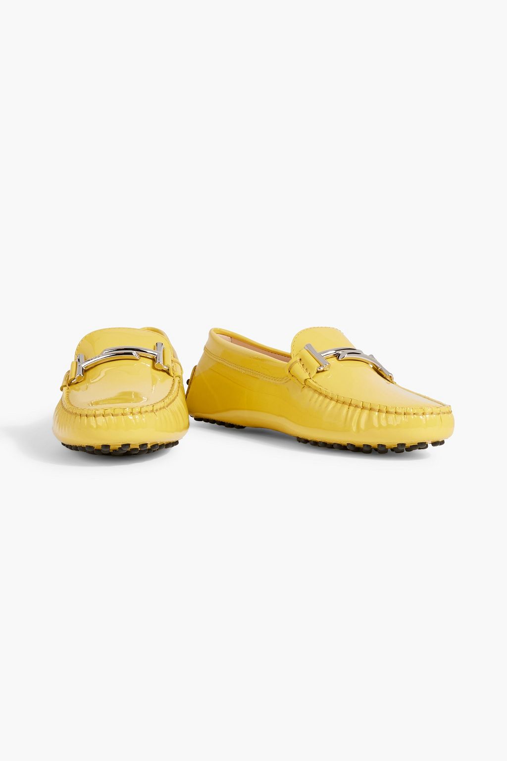 TOD'S Double T patent-leather loafers
