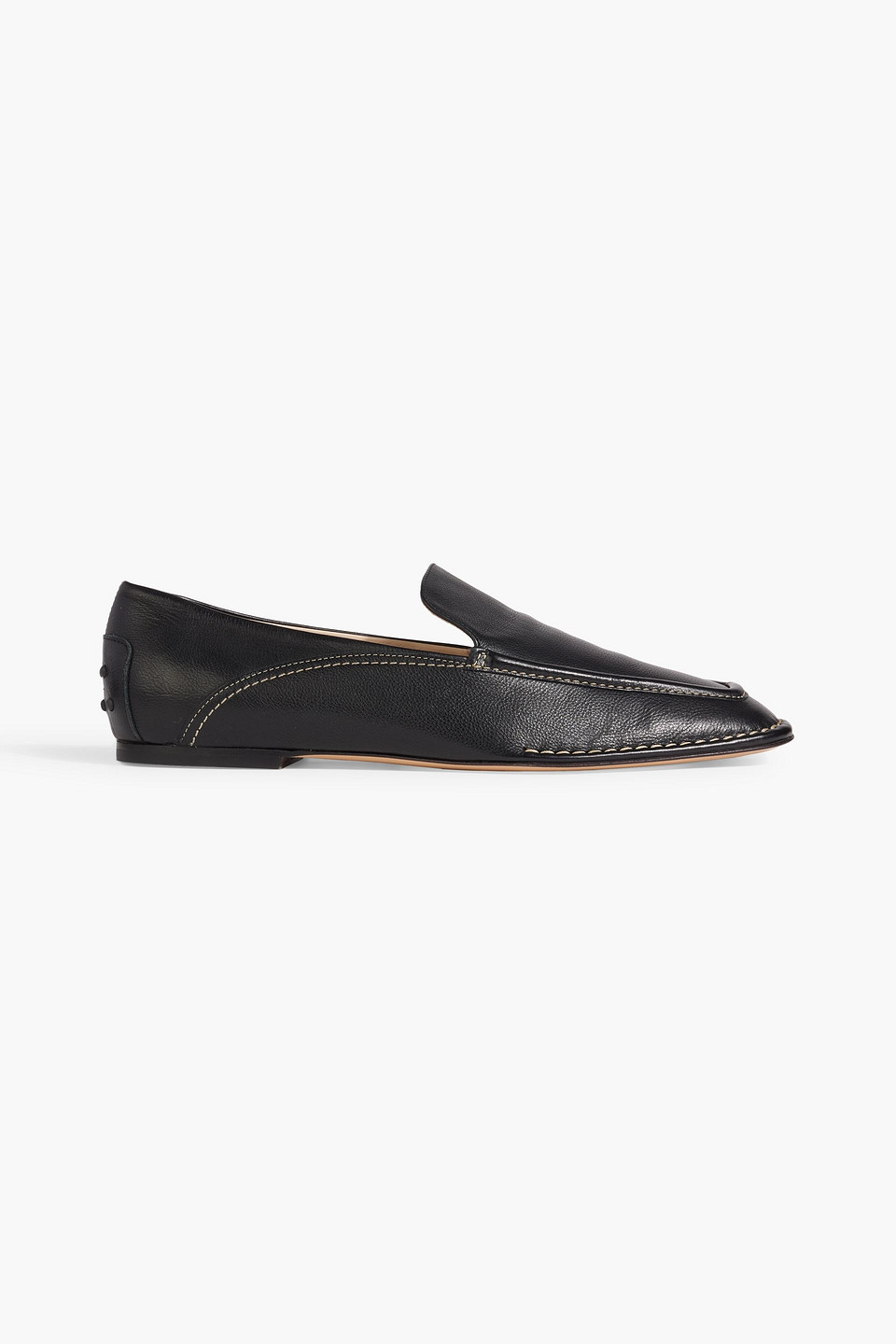 Tod's Women's Leather Moccasin Loafers In Black