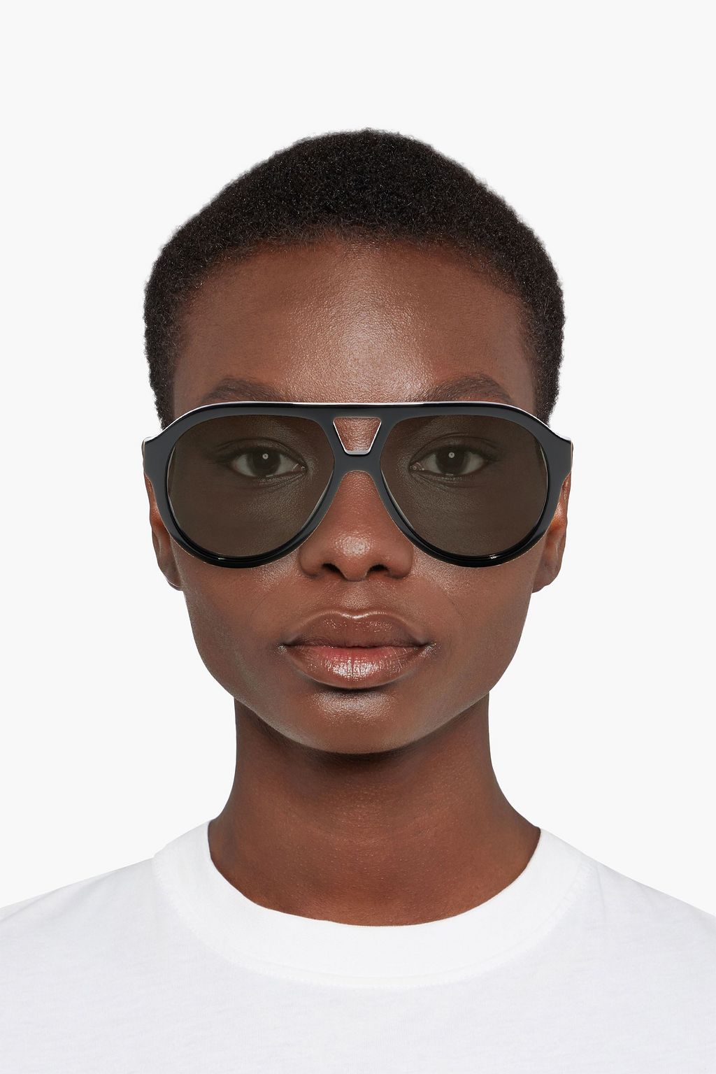 GUCCI Aviator-style acetate sunglasses