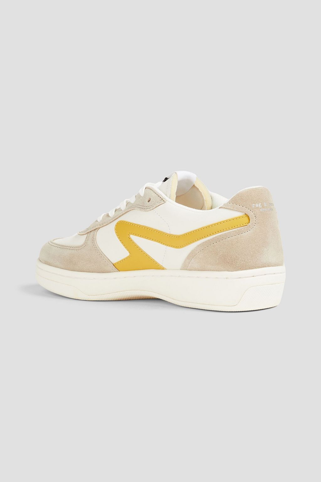 RAG & BONE Retro Court leather and suede sneakers