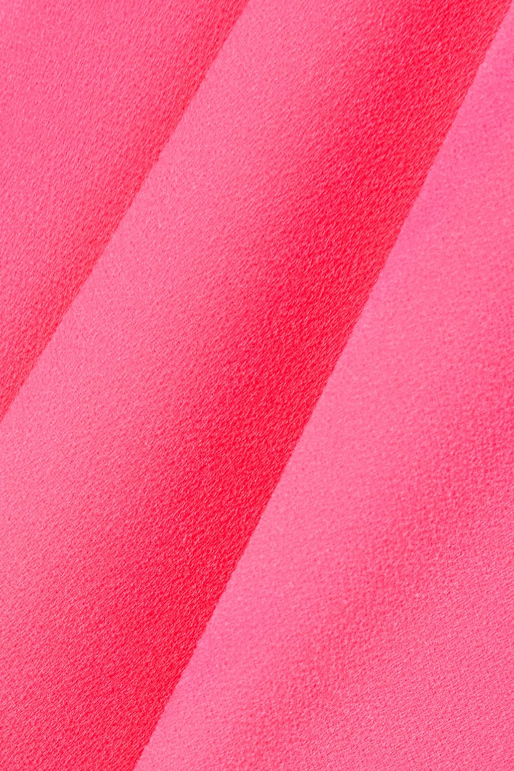 ALEX PERRY Trägerloses Minikleid aus neonfarbenem Crêpe