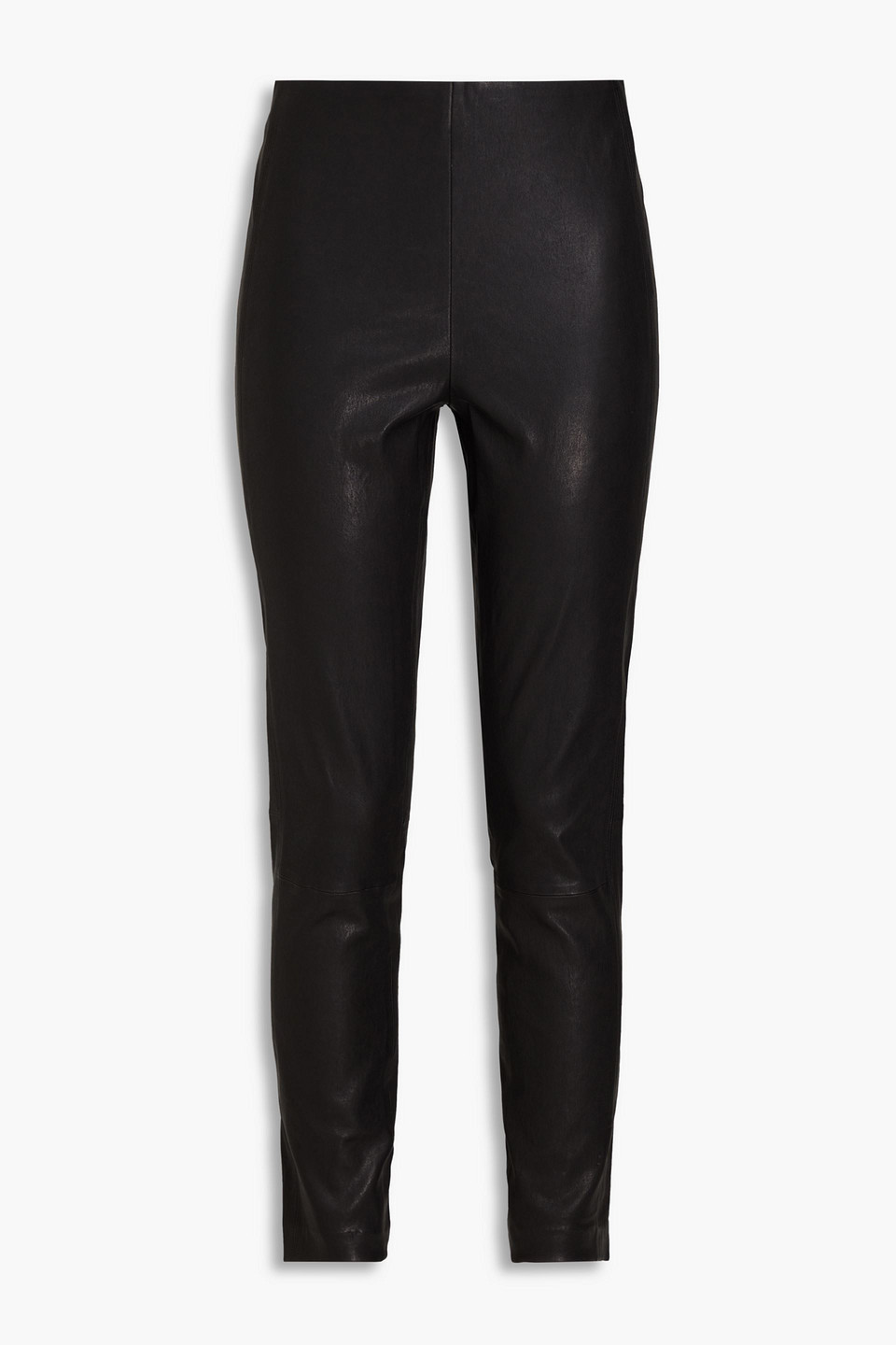 Rag & Bone Simone Stretch-leather Skinny Trousers In Black