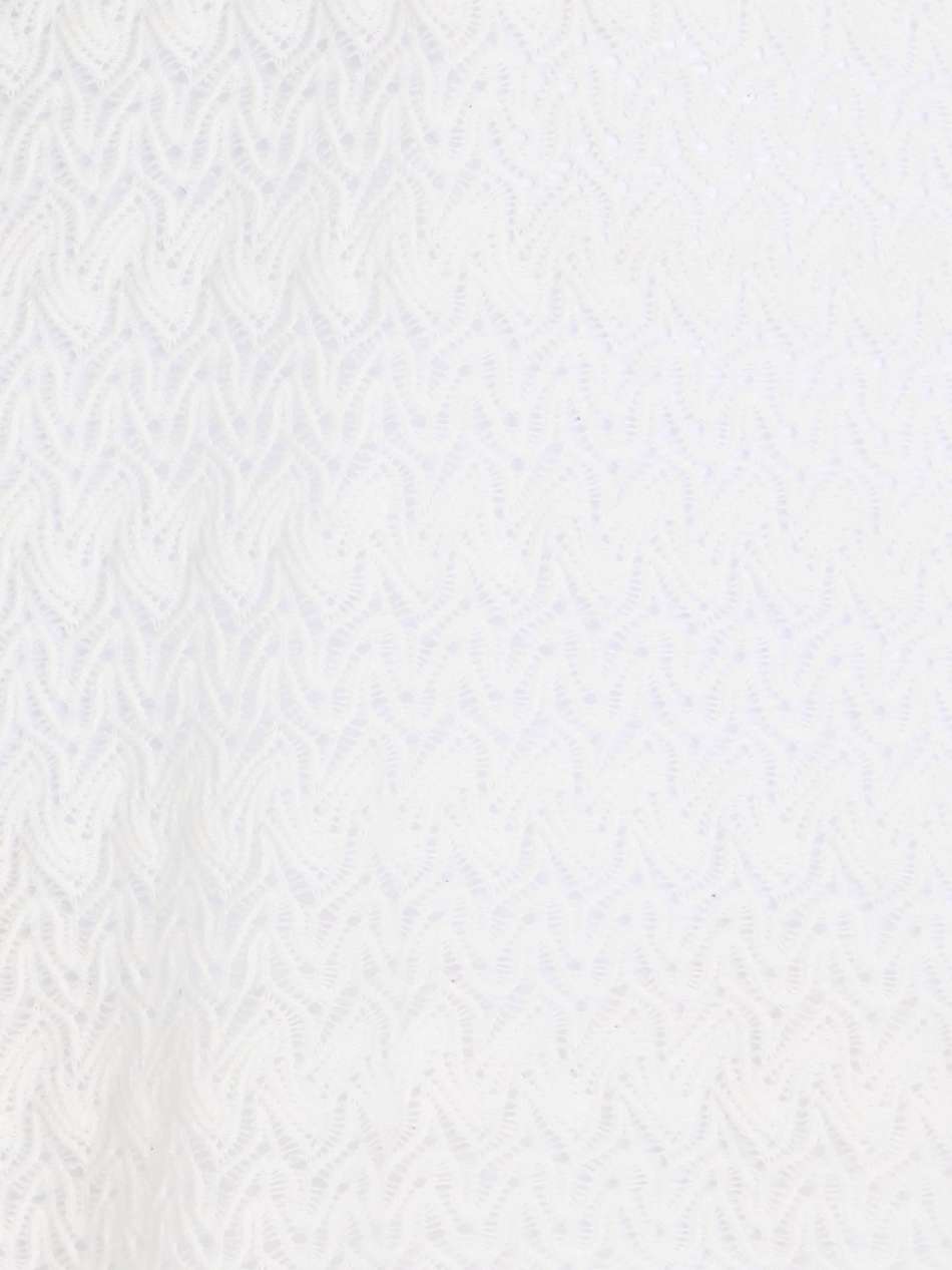maddison lace-up crocheted midi dress