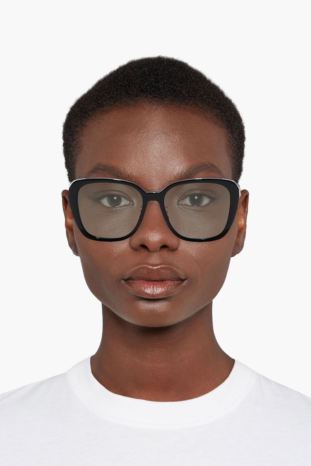 SAINT LAURENT Square-frame acetate sunglasses