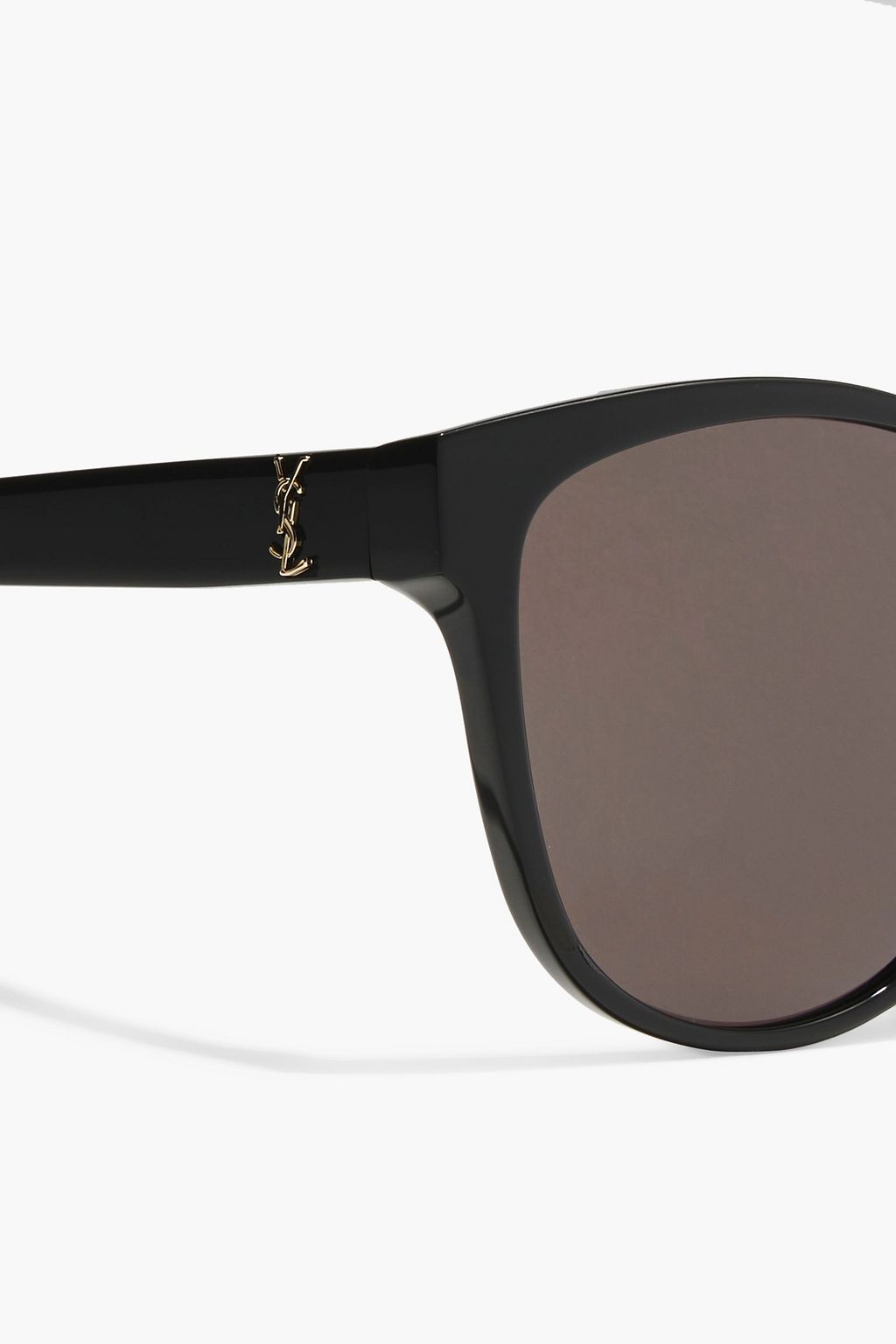 SAINT LAURENT D 프레임 아세테이트 선글라스