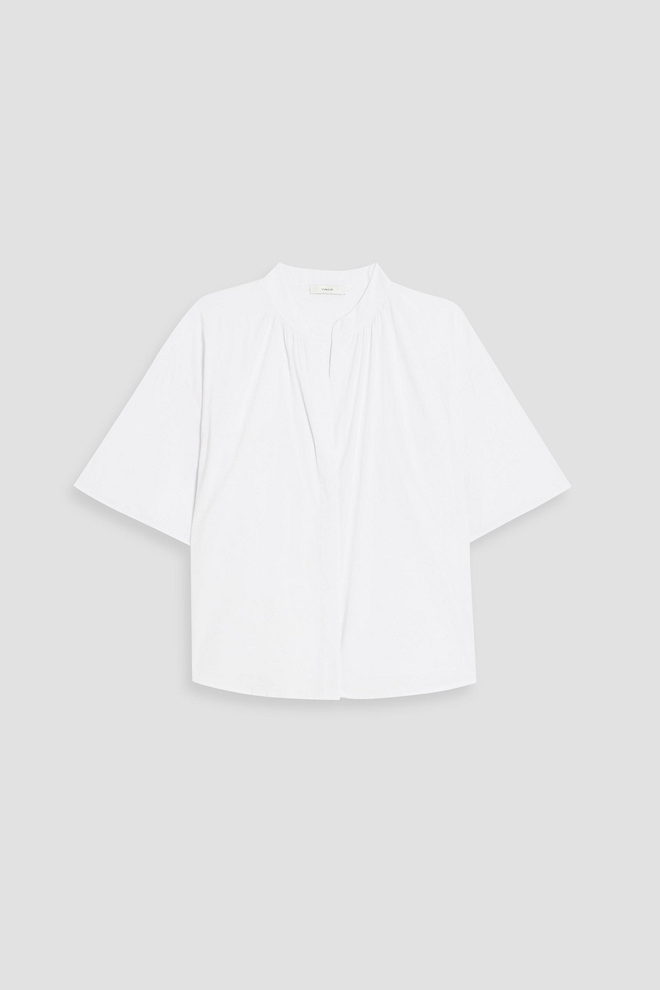 Vince Linen-blend Top In White