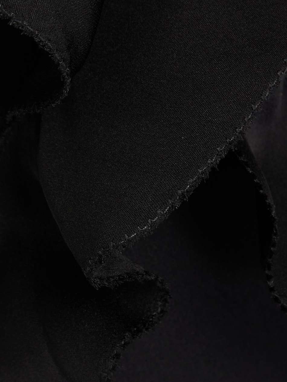 cutout silk-blend crepe de chine halterneck maxi dress