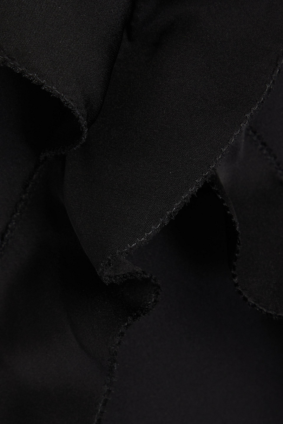 Nicholas Cutout Silk-blend Crepe De Chine Halterneck Maxi Dress In Black