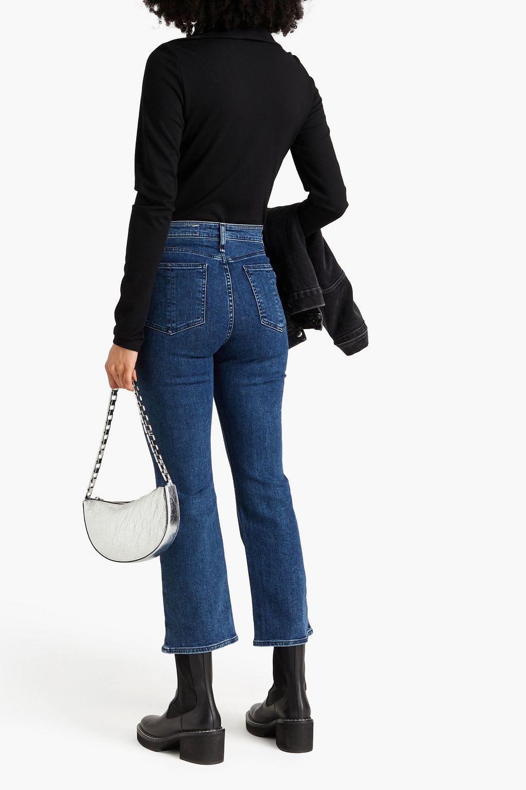 RAG & BONE 하이라이즈 킥 플레어 진