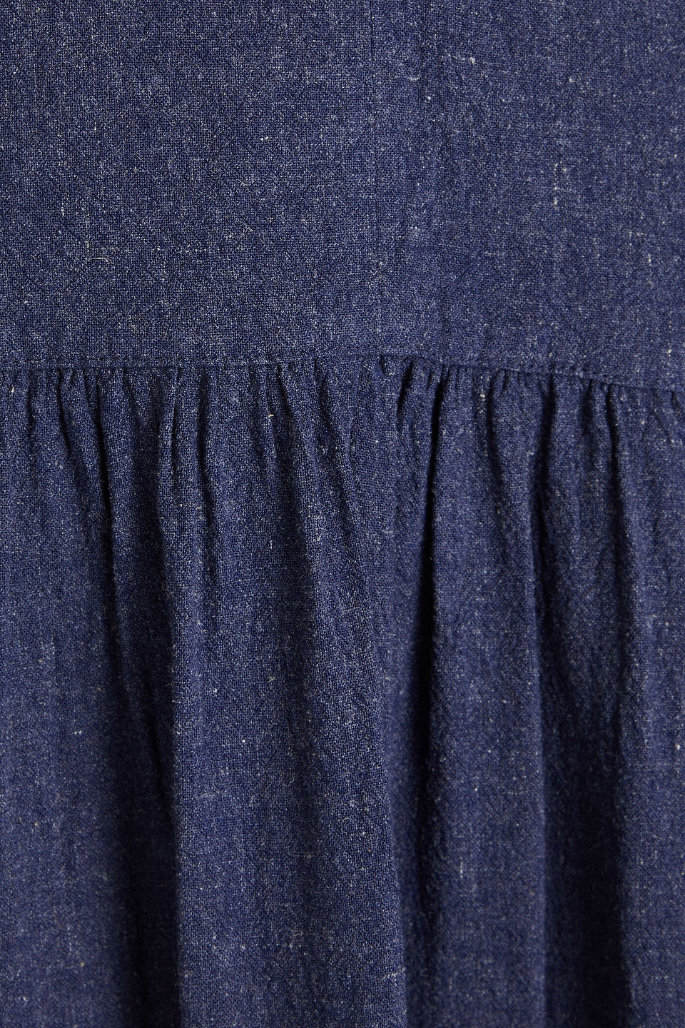 JAMES PERSE TIE-DETAILED CREPE MIDI DRESS