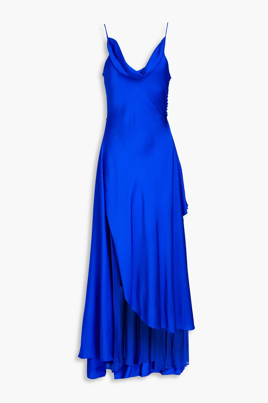 NICHOLAS Elsie draped satin maxi dress | THE OUTNET