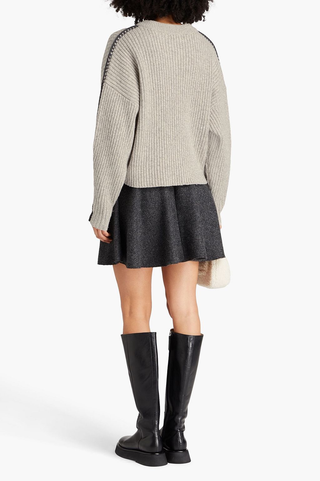 RAG & BONE Ingrid ribbed wool sweater